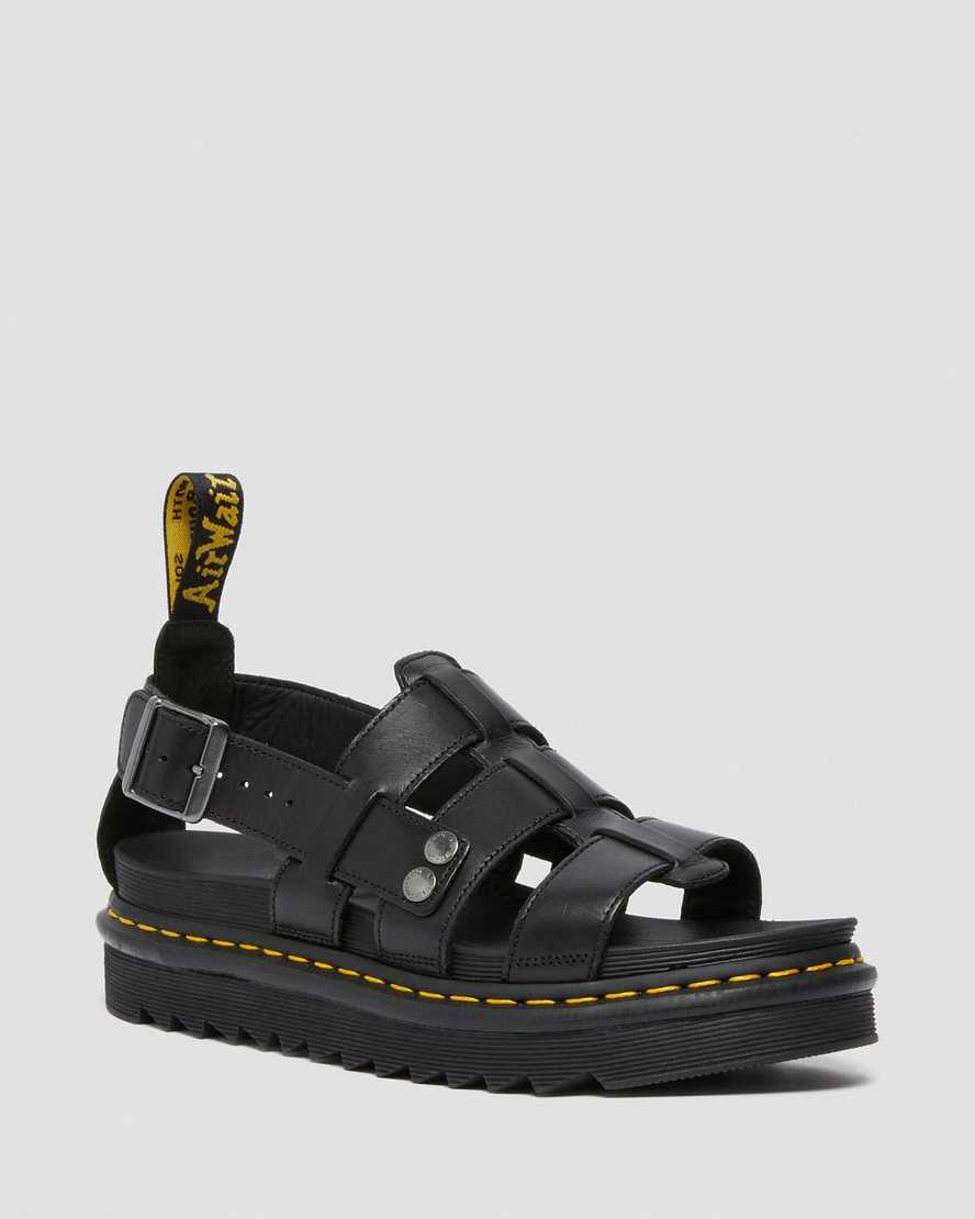 Dr. Martens Terry Lær Strap Sandaler Herre Svart [7849JIQEK]